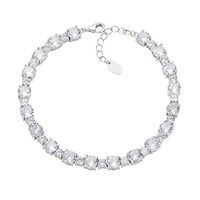 Bracelet Amen Femme Tennis in Argent Zircone BT2TOBBBZ16 - BT2TOBBBZ16